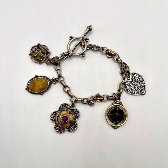 Lucky Brand toggle charm bracelet - Picture 1 of 7